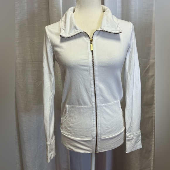 Lilly Pulitzer white full zip jacket | size XS - Picture 1 of 5